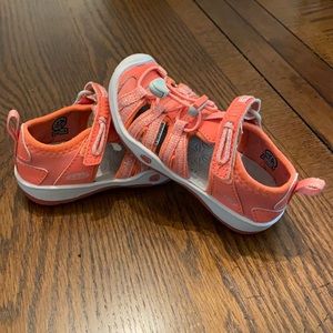Keen Kids Water Shoes in Bright Coral